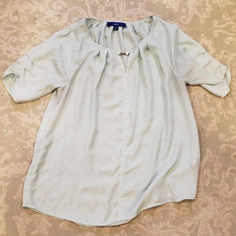 Seafoam green dress shirt